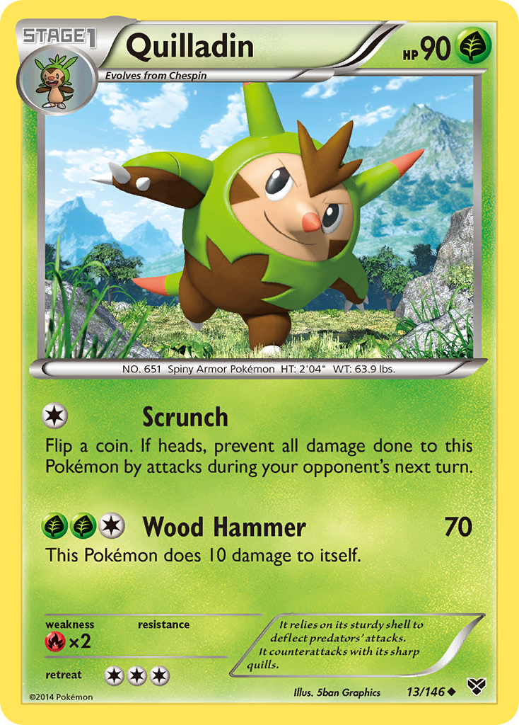 XY Quilladin #13/146